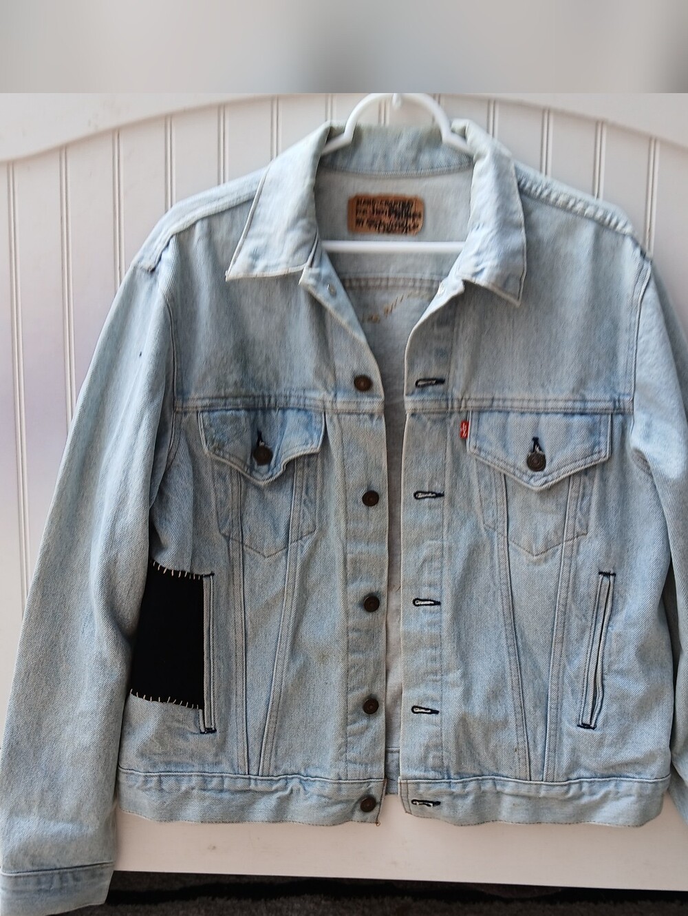 Custom Made Artist Signed Santa Cruz Screaming Wheels Logo Levis Jacket